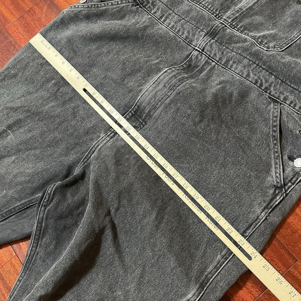 Levis Denim Bib Overalls Adult XL Extra Large 48x30 Workwear Gray 79107-0006